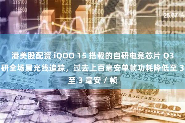 港美股配资 iQOO 15 搭载的自研电竞芯片 Q3 支持全自研全场景光线追踪，过去上百毫安单帧功耗降低至 3 毫安 / 帧