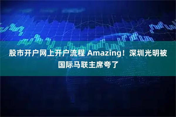 股市开户网上开户流程 Amazing！深圳光明被国际马联主席夸了