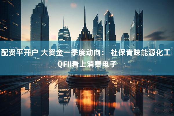 配资平开户 大资金一季度动向： 社保青睐能源化工 QFII看上消费电子